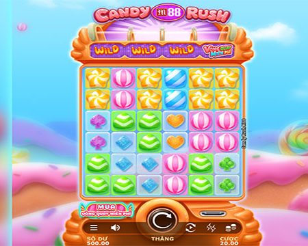 Hướng dẫn chi tiết cách chơi slot Candy Rush M88 